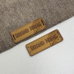 Genuine leather label Model EP-M4 Genuine leather labels - EP-M4