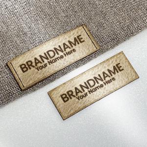 Genuine leather label Model EP-M53 Genuine leather labels - EP-M53