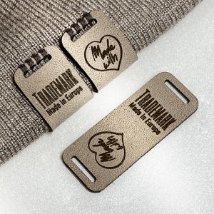 Genuine leather label Model EP-M65 Genuine leather labels - EP-M65