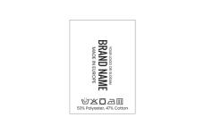 Laundry care textile labels Model TC-M196
