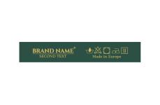 Brand name textile labels Model TL-M84