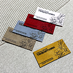 Artificial leather label Model EP-M103