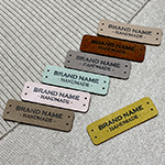Artificial leather label Model EP-M108