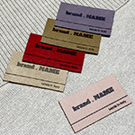 Faux leather label Model EP-M122