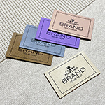 Artificial leather label Model EP-M136