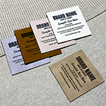 Imitation leather label Model EP-M137