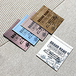 Faux leather label Model EP-M141