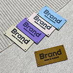 Faux leather label Model EP-M144