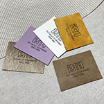 Artificial leather label Model EP-M148