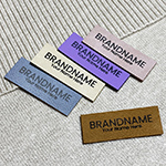 Imitation leather label Model EP-M153