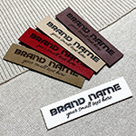 Artificial leather label Model EP-M157