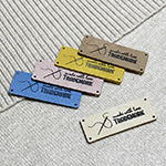 Artificial leather label Model EP-M163