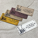 Faux leather label Model EP-M164