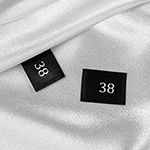 Size label for clothes Model TL-M173