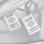 Laundry care label Model TC-M178