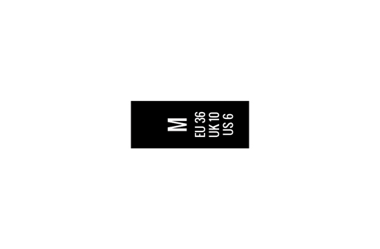 Size label for clothes Model TL-M228