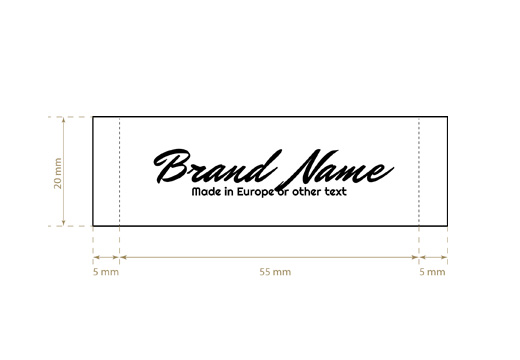 Woven label Stylish Style Model WL-M11